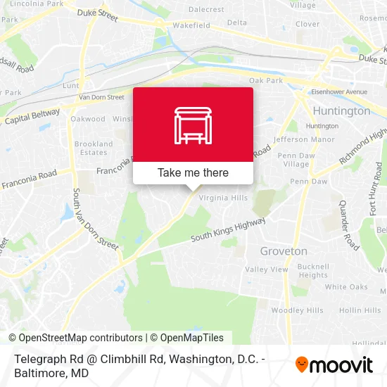 Telegraph Rd @ Climbhill Rd map