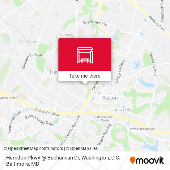 Herndon Pkwy @ Buchannan Dr map