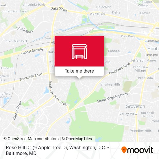 Mapa de Rose Hill Dr @ Apple Tree Dr