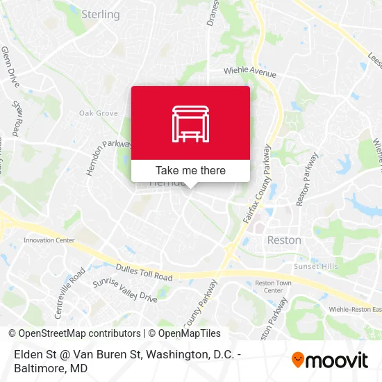 Mapa de Elden St @ Van Buren St