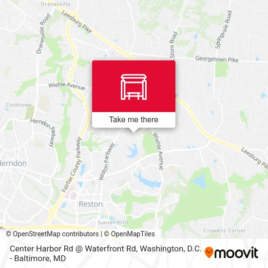 Center Harbor Rd @ Waterfront Rd map
