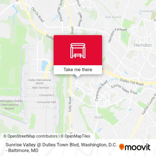 Sunrise Valley @ Dulles Town Blvd map