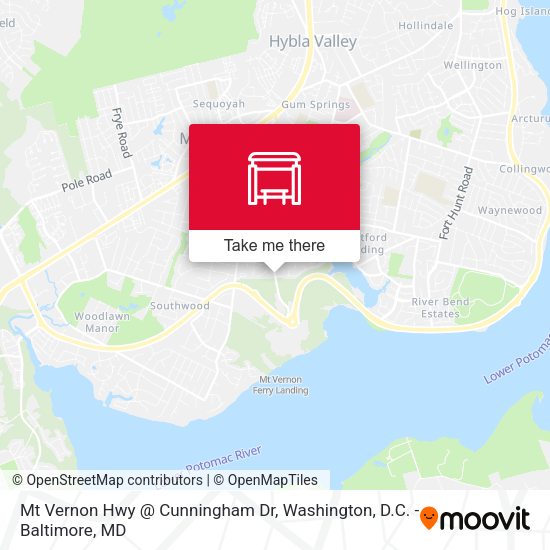 Mapa de Mt Vernon Hwy @ Cunningham Dr