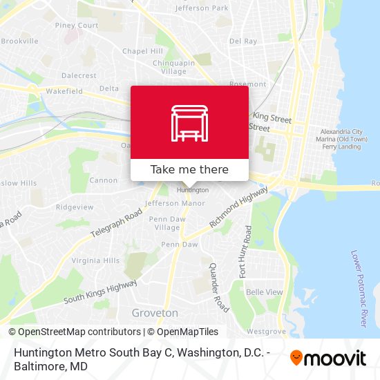 Mapa de Huntington Metro South Bay C