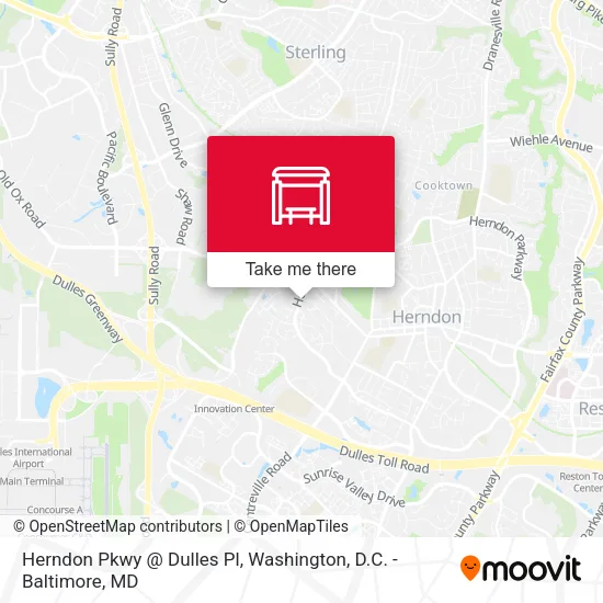 Herndon Pkwy @ Dulles Pl map