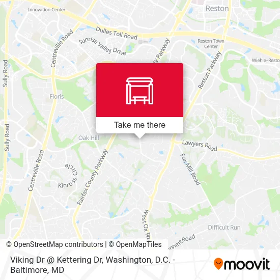 Viking Dr @ Kettering Dr map