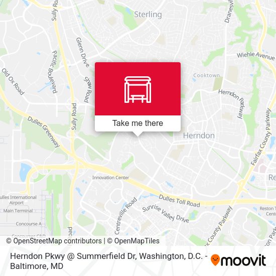 Herndon Pkwy @ Summerfield Dr map