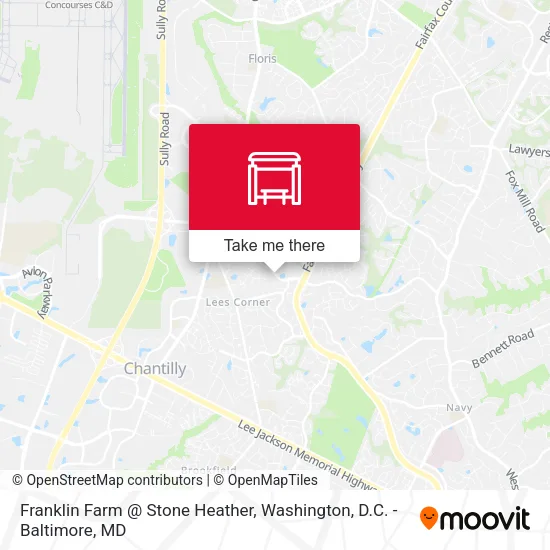 Franklin Farm @ Stone Heather map