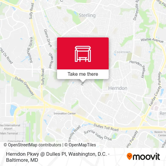 Herndon Pkwy @ Dulles Pl map