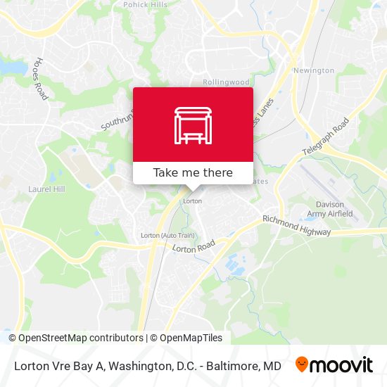 Mapa de Lorton Vre Bay A