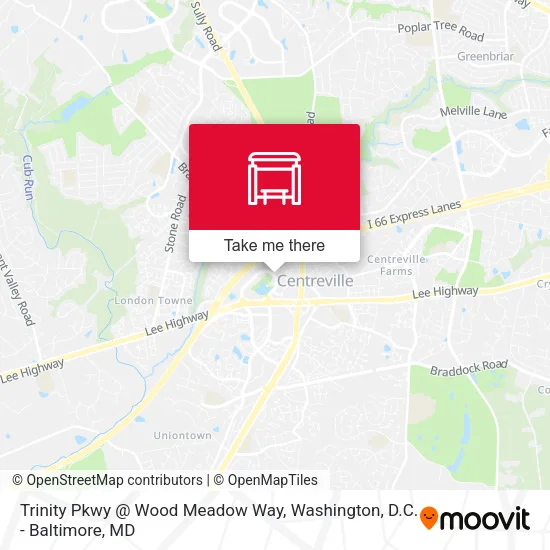 Trinity Pkwy @ Wood Meadow Way map
