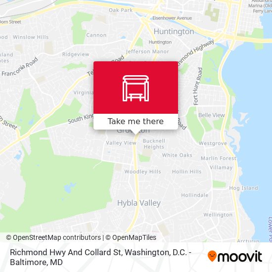 Richmond Hwy And Collard St map