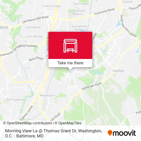 Morning View La @ Thomas Grant Dr map