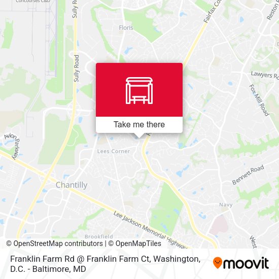 Franklin Farm Rd @ Franklin Farm Ct map