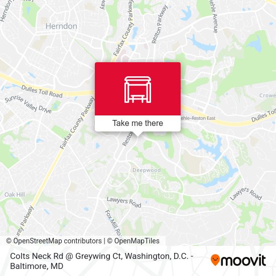 Colts Neck Rd @ Greywing Ct map