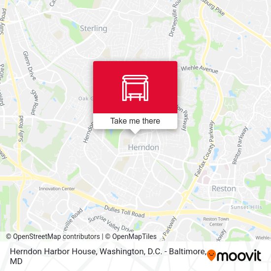 Mapa de Herndon Harbor House