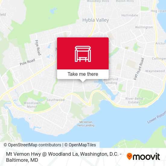Mapa de Mt Vernon Hwy @ Woodland La