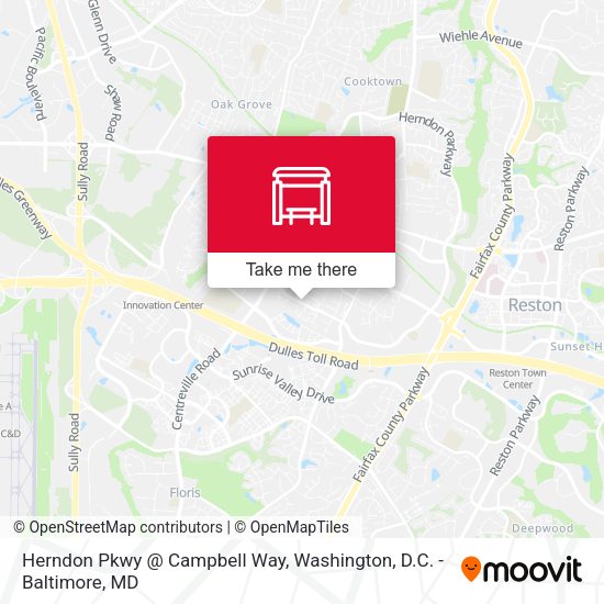 Herndon Pkwy @ Campbell Way map