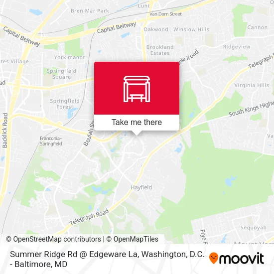 Summer Ridge Rd @ Edgeware La map