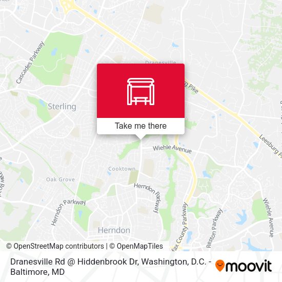 Dranesville Rd @ Hiddenbrook Dr map
