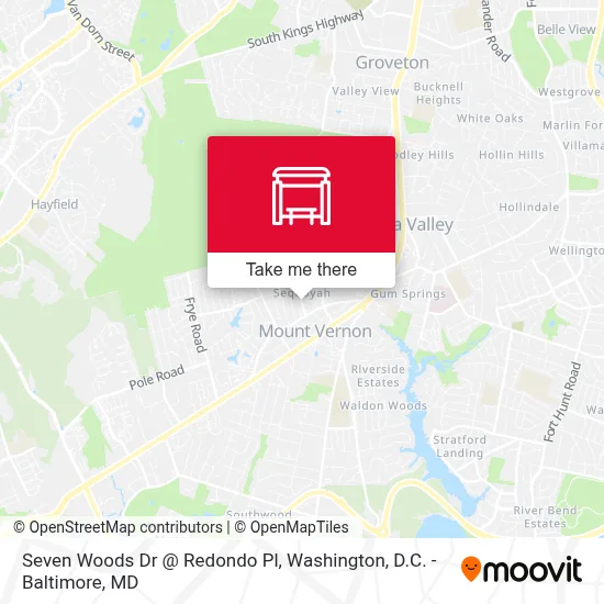 Seven Woods Dr @ Redondo Pl map