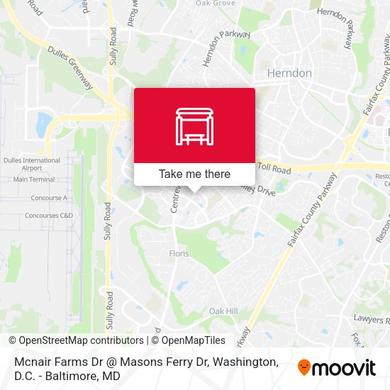 Mcnair Farms Dr @ Masons Ferry Dr map