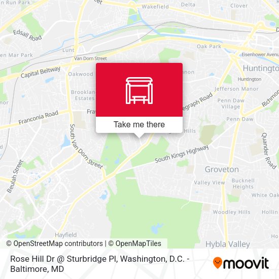 Mapa de Rose Hill Dr @ Sturbridge Pl