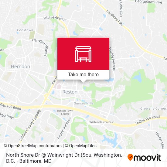 North Shore Dr @ Wainwright Dr map