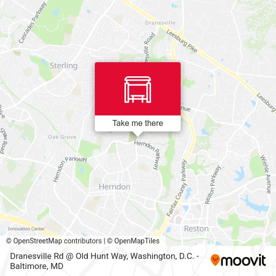 Mapa de Dranesville Rd @ Old Hunt Way
