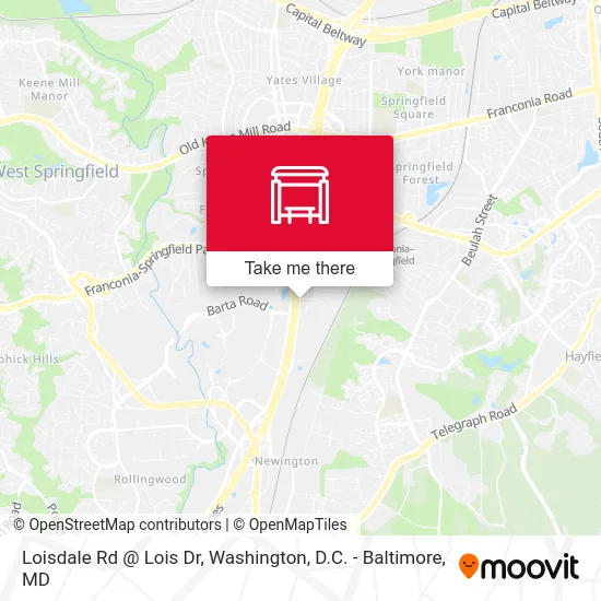 Loisdale Rd @ Lois Dr map