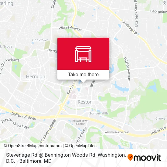 Stevenage Rd @ Bennington Woods Rd map