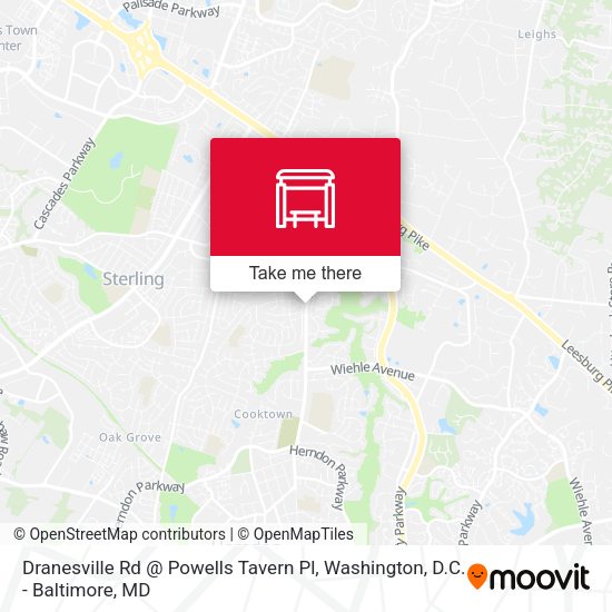 Dranesville Rd @ Powells Tavern Pl map