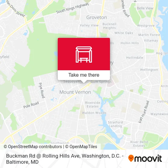 Buckman Rd @ Rolling Hills Ave map