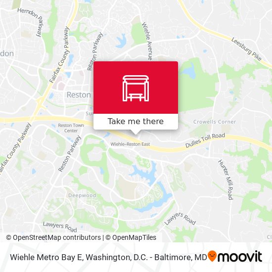 Mapa de Wiehle Metro Bay E