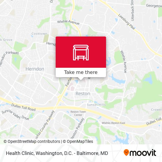Health Clinic map