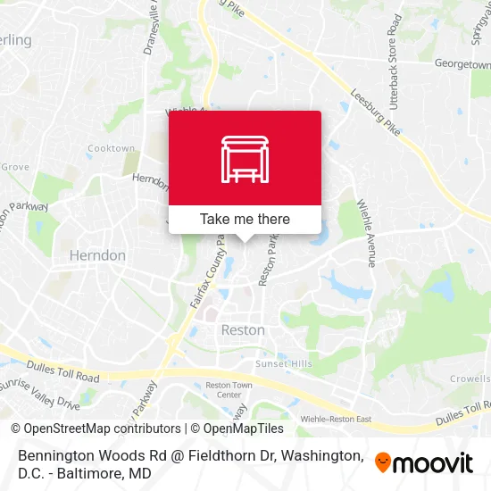 Bennington Woods Rd @ Fieldthorn Dr map