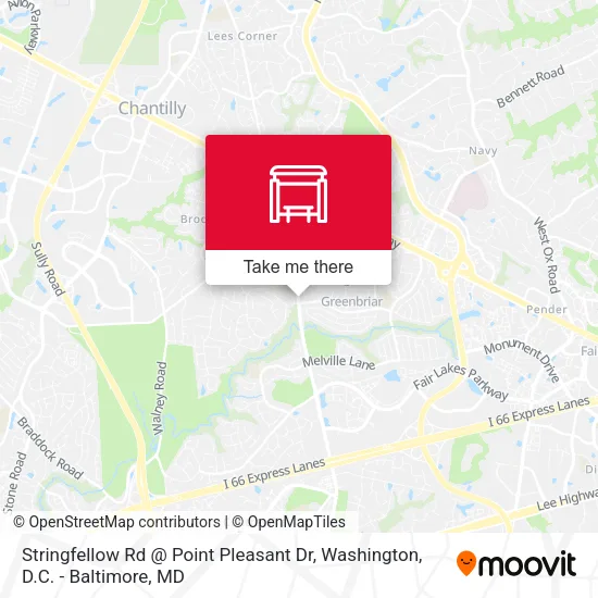 Mapa de Stringfellow Rd @ Point Pleasant Dr