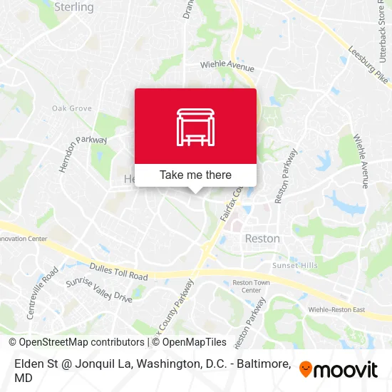 Elden St @ Jonquil La map