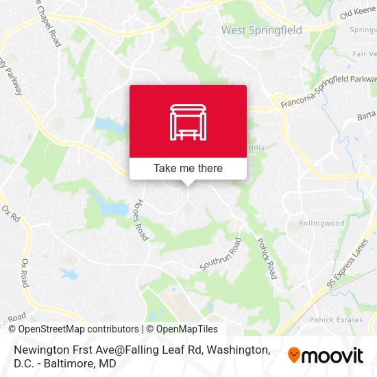 Newington Frst Ave@Falling Leaf Rd map