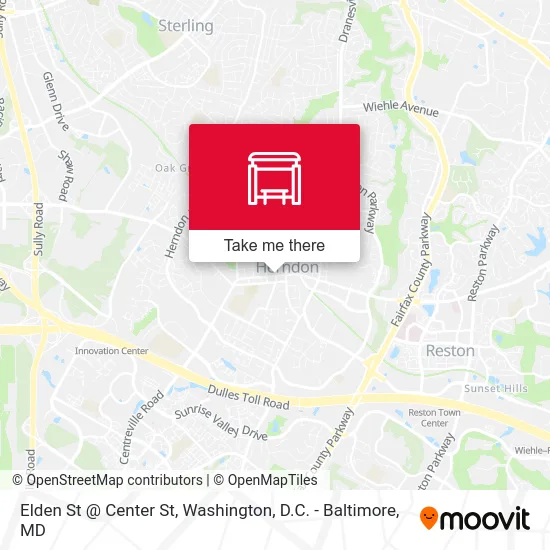 Elden St @ Center St map