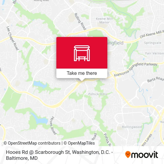 Hooes Rd @ Scarborough St map