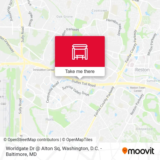 Worldgate Dr @ Alton Sq map