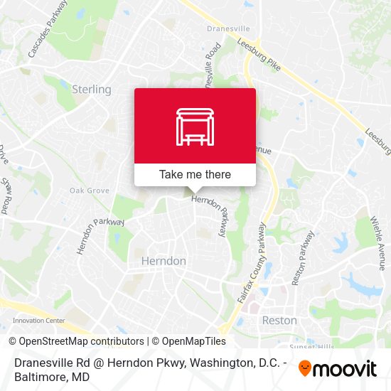 Dranesville Rd @ Herndon Pkwy map