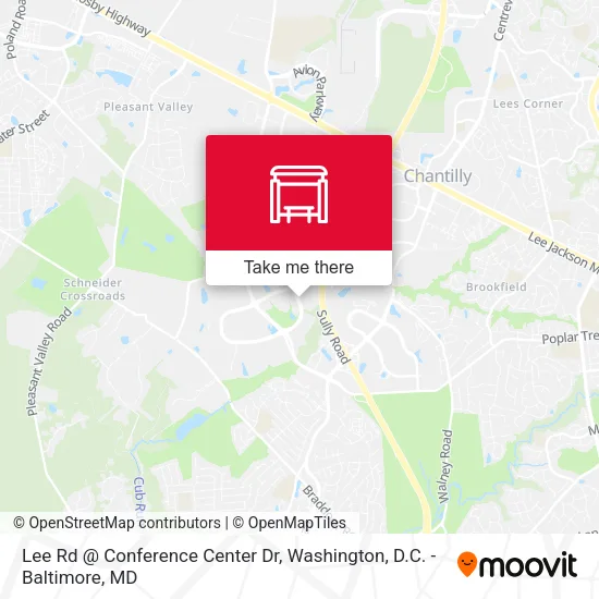 Lee Rd @ Conference Center Dr map