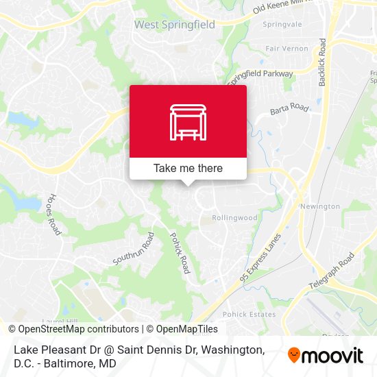 Mapa de Lake Pleasant Dr @ Saint Dennis Dr
