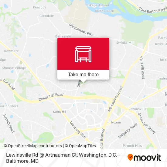 Lewinsville Rd @ Artnauman Ct map