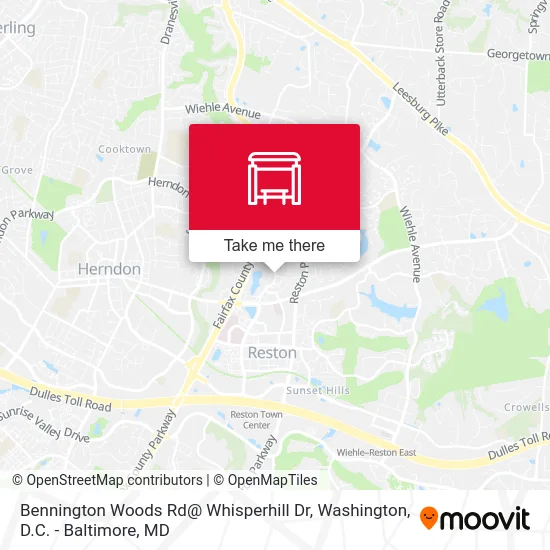 Bennington Woods Rd@ Whisperhill Dr map