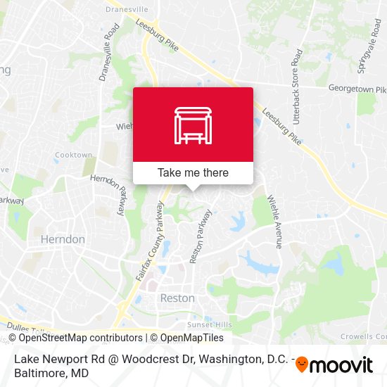 Lake Newport Rd @ Woodcrest Dr map