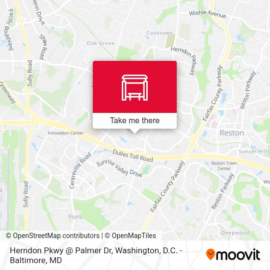 Mapa de Herndon Pkwy @ Palmer Dr