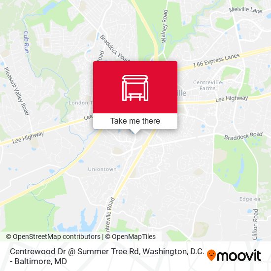 Mapa de Centrewood Dr @ Summer Tree Rd